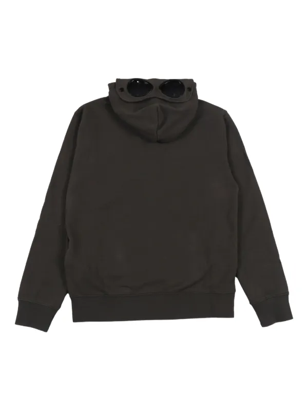 C.P. Company Kids ゴーグル ジップパーカー | ブラック | FARFETCH JP