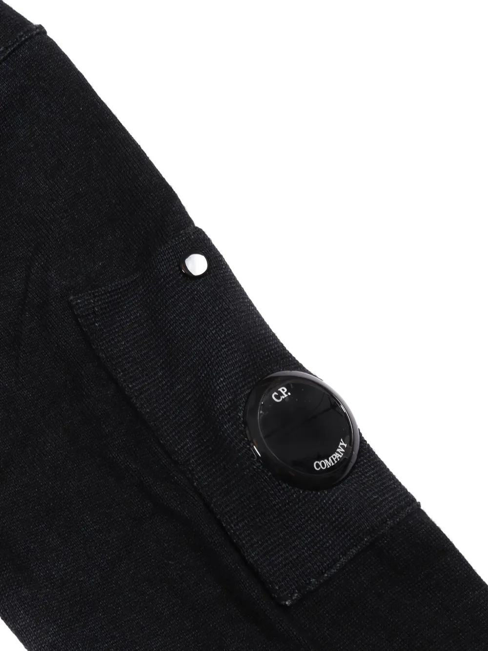 C.P. Company Kids Trui met Lens-detail Zwart
