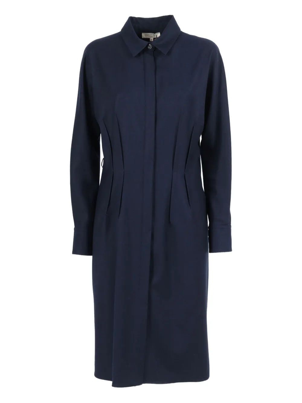 Antonelli pleated shirt day dress | Blue | Image 1