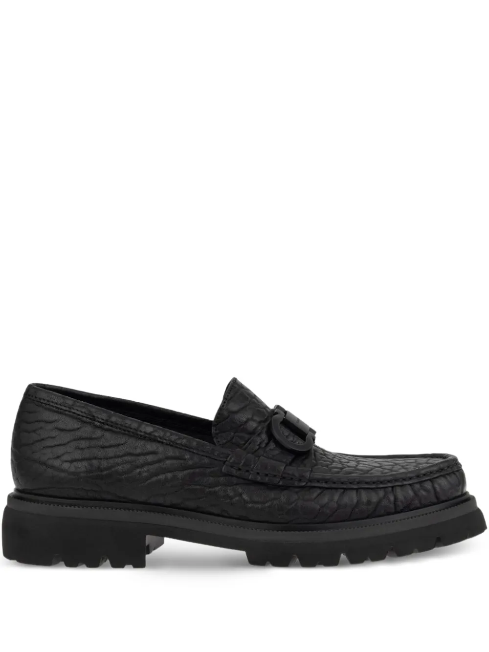 Ferragamo leather loafers | Black | Image 1