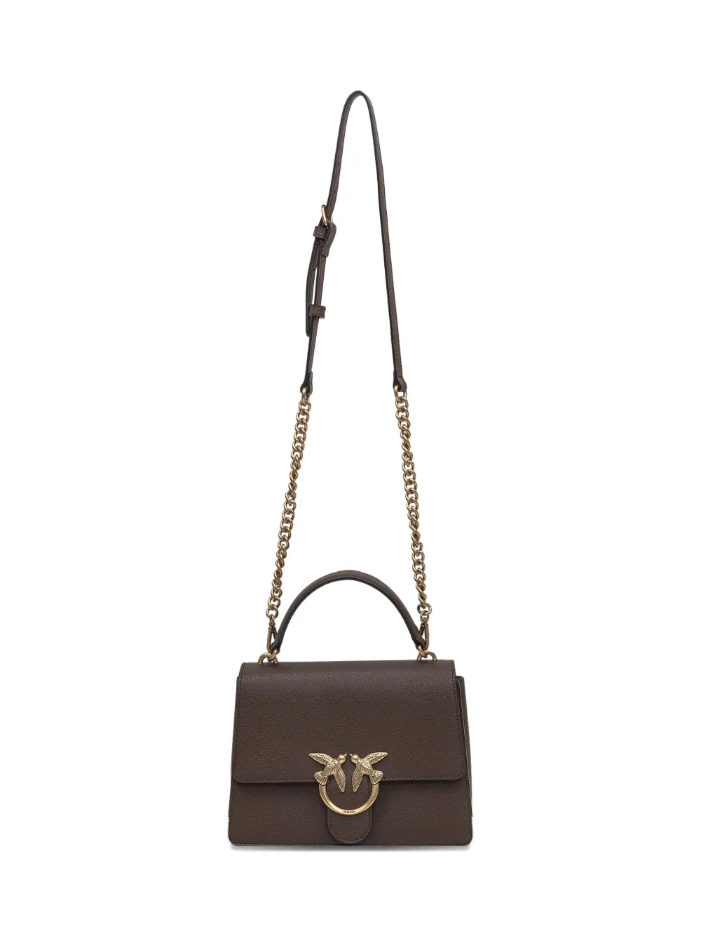 PINKO love birds top handle bag Bruin