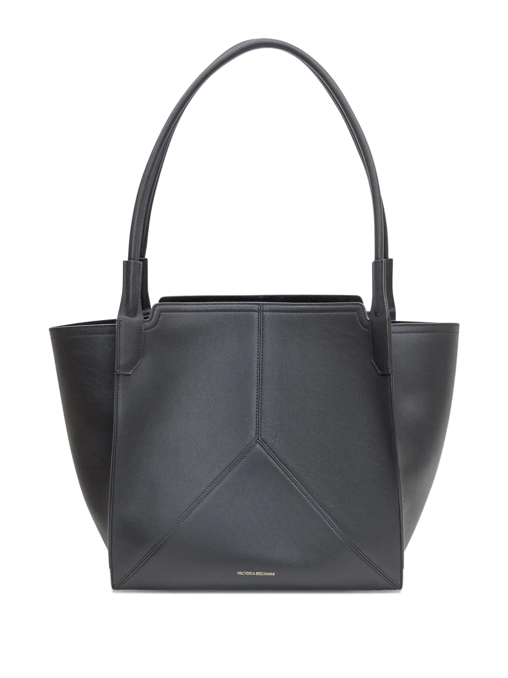 Victoria Beckham panelled leather tote bag Zwart