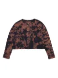 Callipygian bleached snap cardigan - Brown