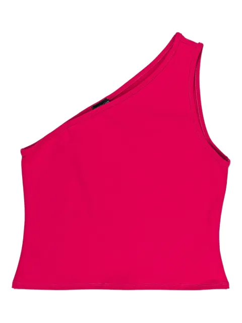 Callipygian one-shoulder cropped top