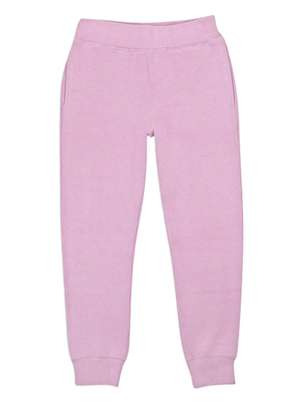 Callipygian Cotton Track Pants In Pink