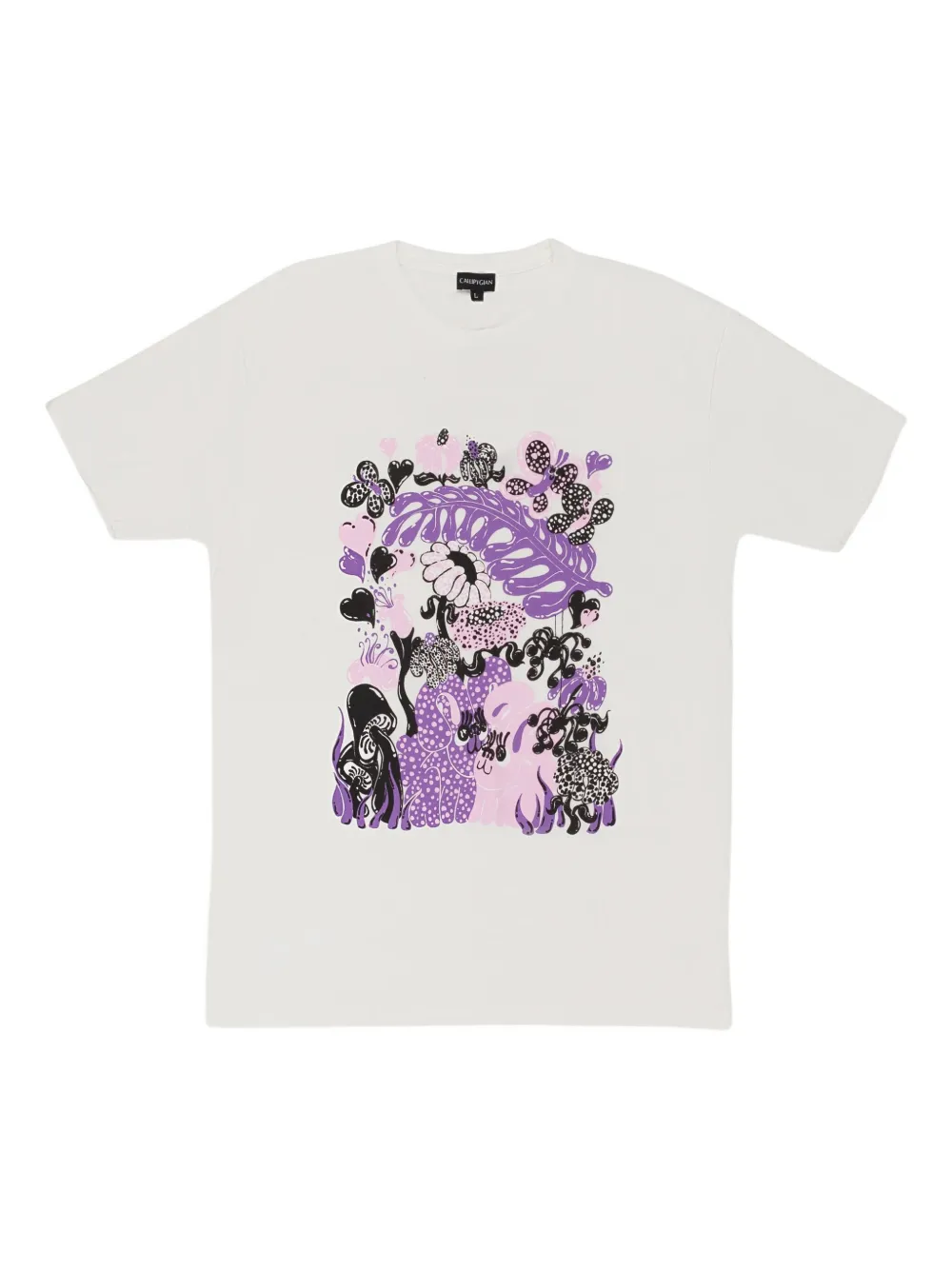 Callipygian Tiny Bunny T-shirt In White