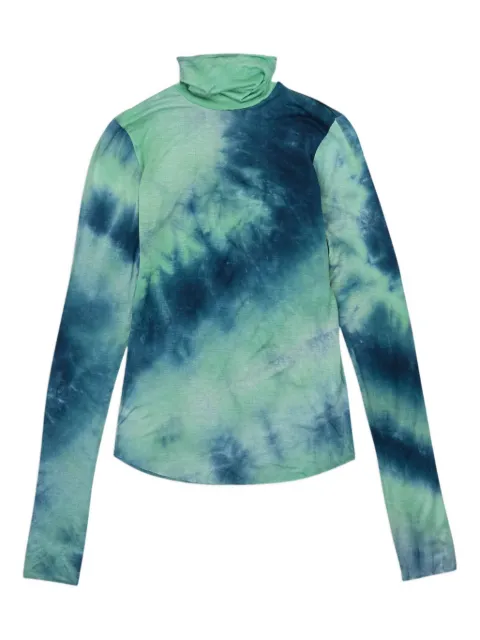 Callipygian tie-dye turtleneck sweater