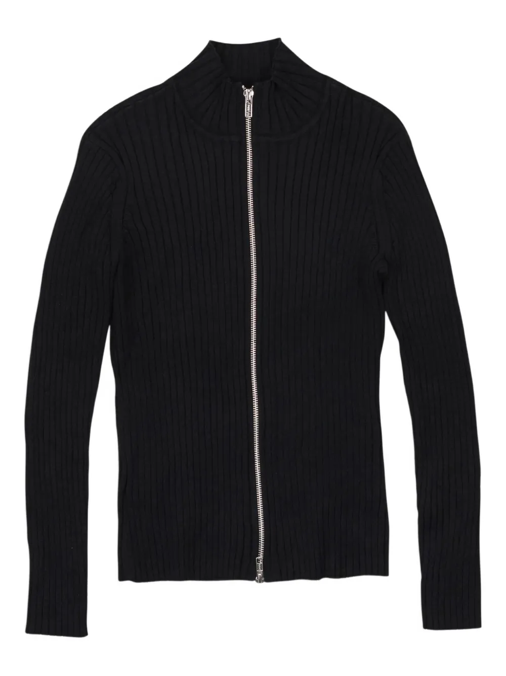 Callipygian Bomberjack met rits Zwart