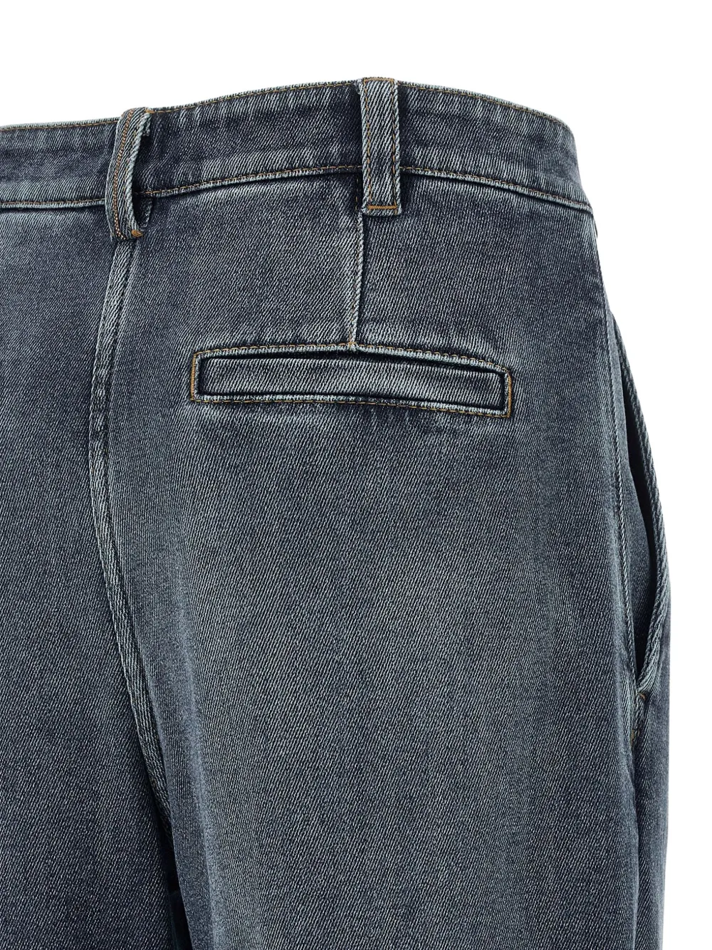Brunello Cucinelli pleated jeans Wit