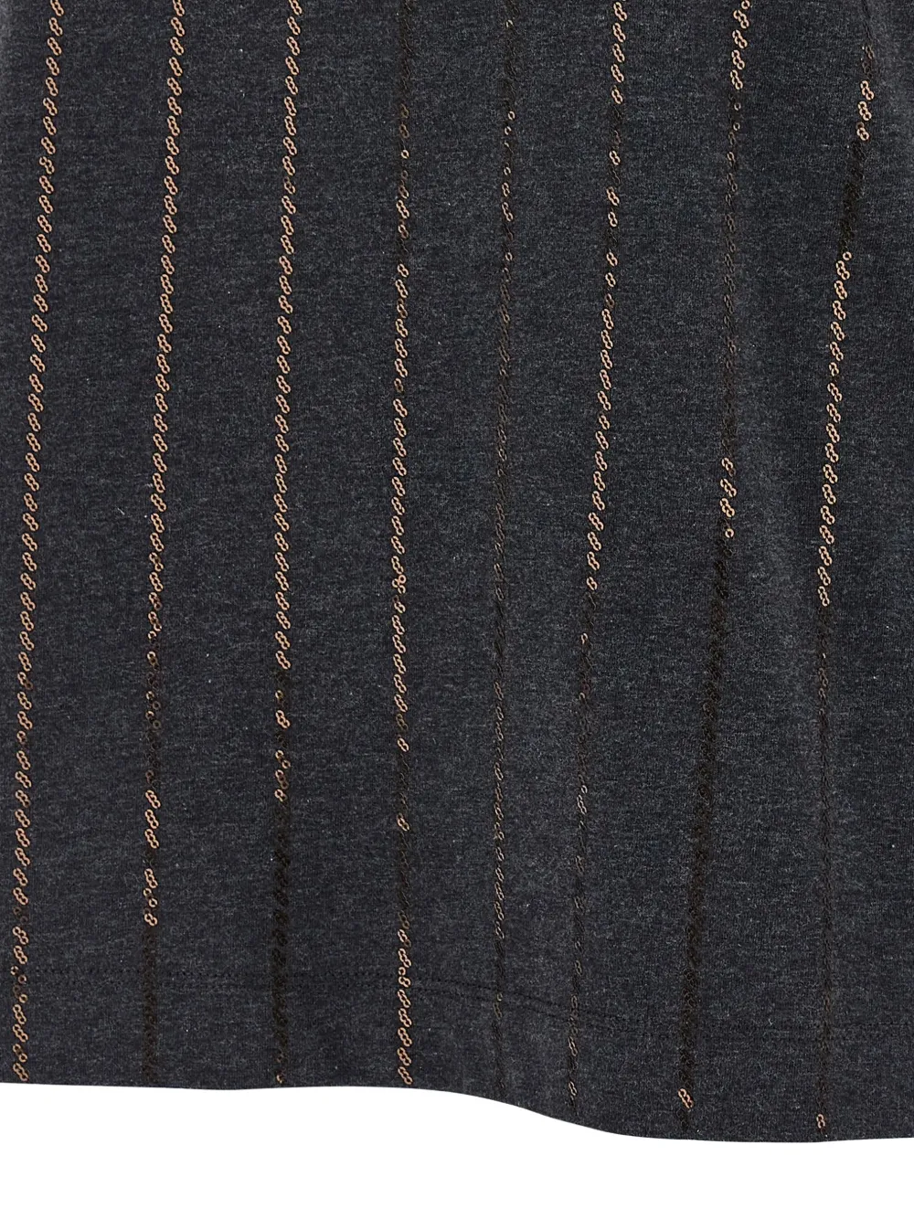 Brunello Cucinelli sequin-embellishment T-shirt Grijs