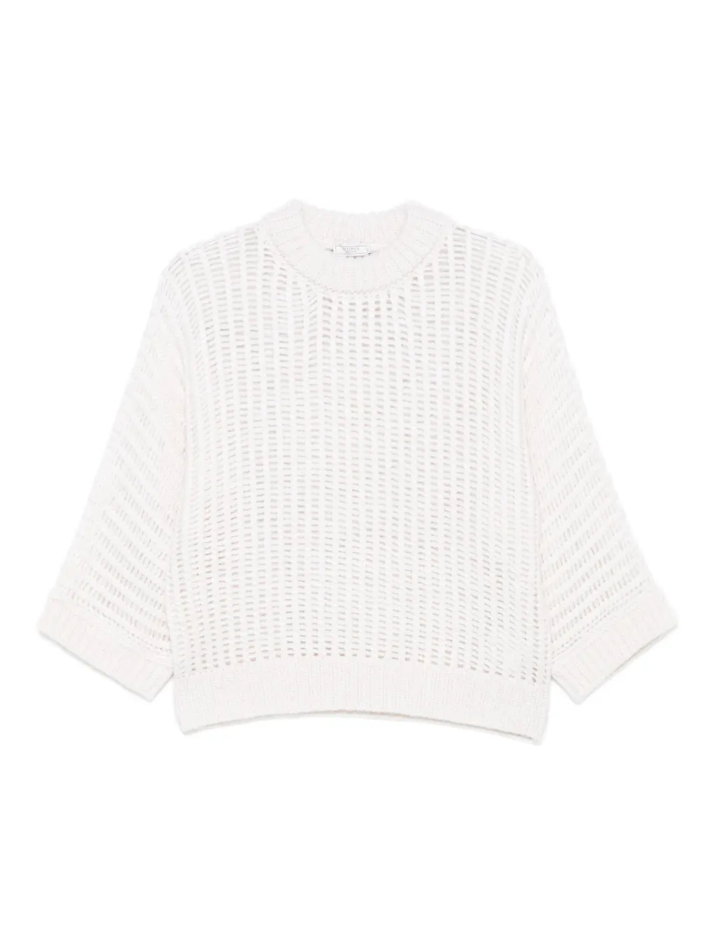 Peserico open-knit sweater | White | Image 1