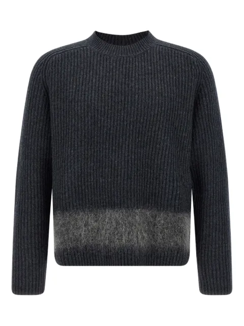DSQUARED2 ribbed wool-insert sweater