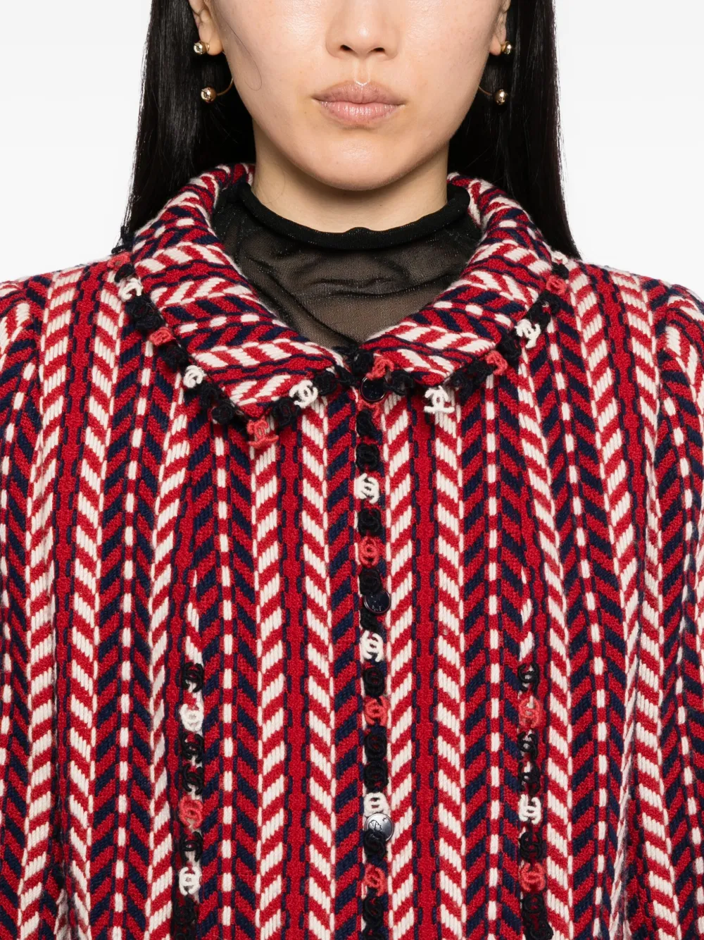 Pre-owned Chanel 2004 Set-up Suit In Red