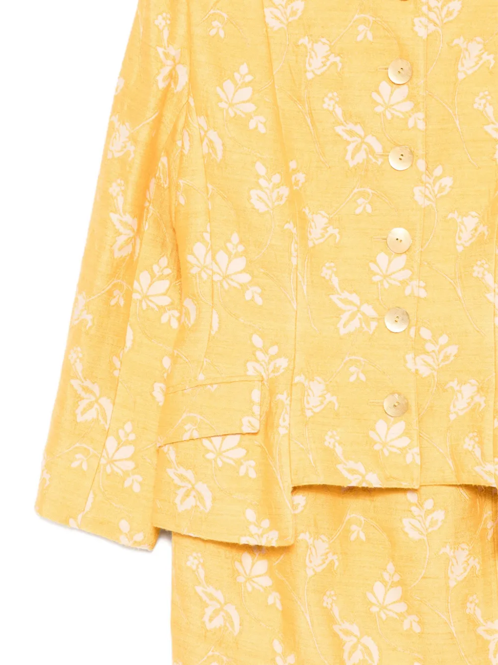 Pre-owned Valentino 1990-2000s Set-up Suit In Yellow