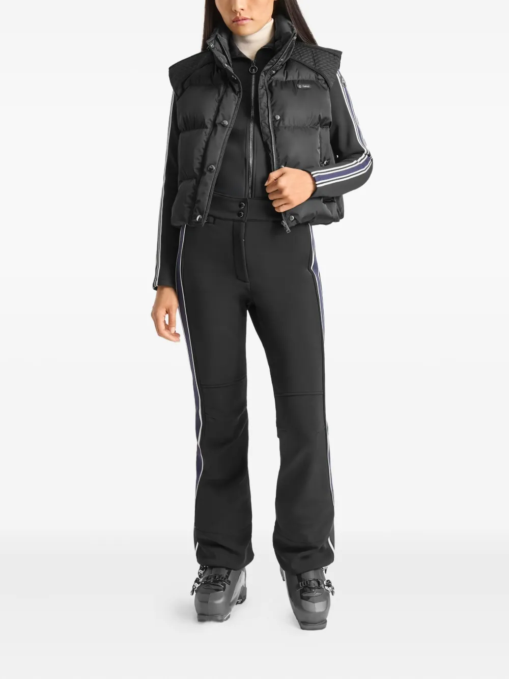 Fusalp quilted gilet Zwart