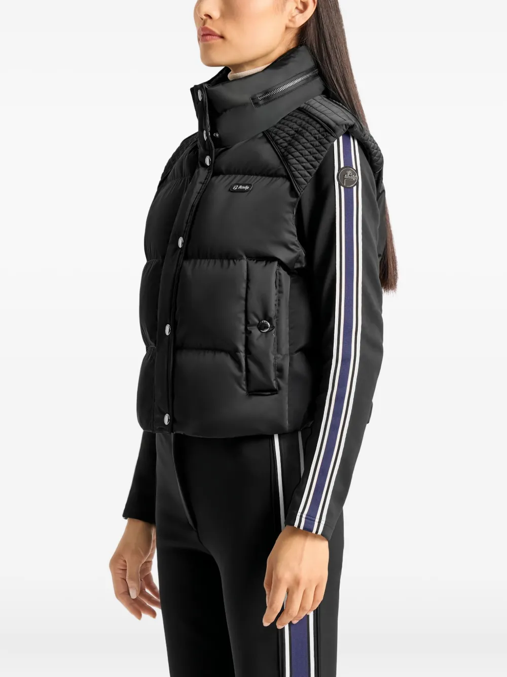 Fusalp quilted gilet Zwart