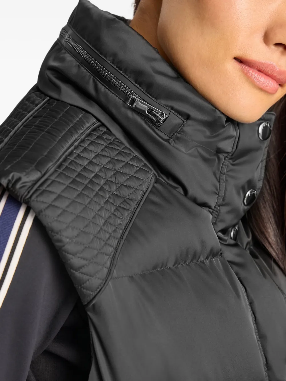Fusalp quilted gilet Zwart