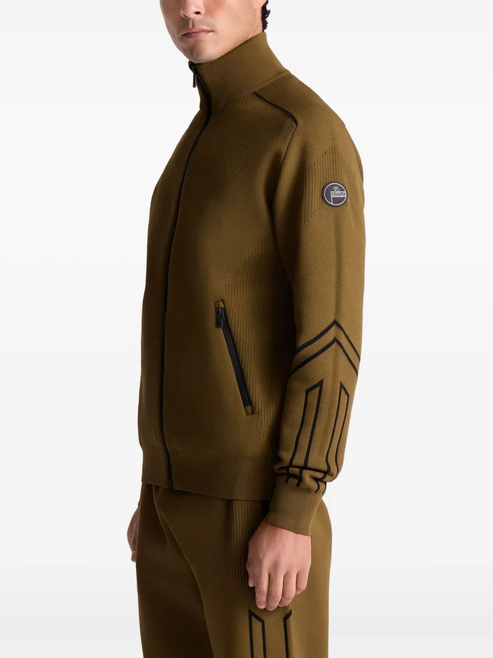 Fusalp Vest met vlakken Bruin