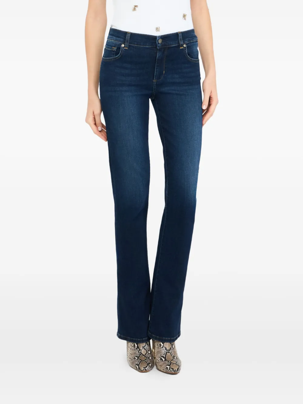 LIU JO Better bootcut jeans Blauw