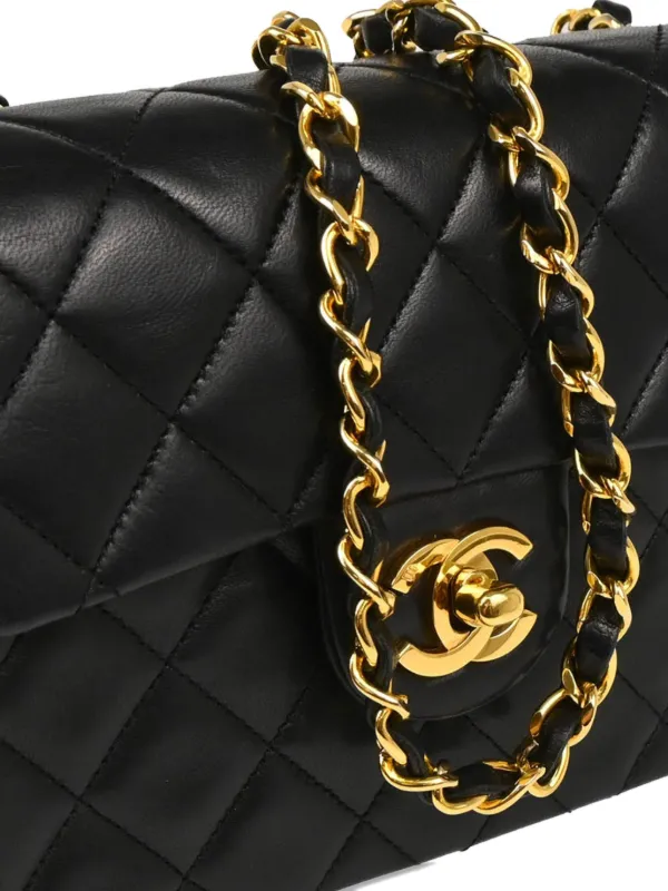 Chanel Flap Bag Gesteppte Tasche Chanel CHANEL Pre-Owned 1990 Mini