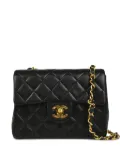 CHANEL Pre-Owned 1990 mini Classic Square Flap quilted bag - Black