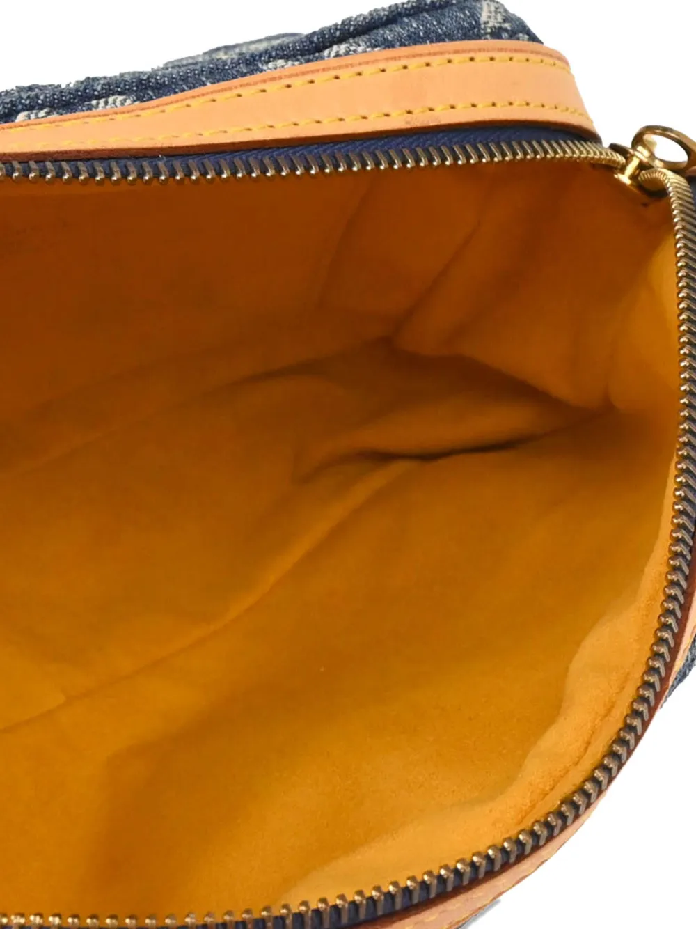Pre-owned Louis Vuitton 2007 Monogram Denim Bag In Blue