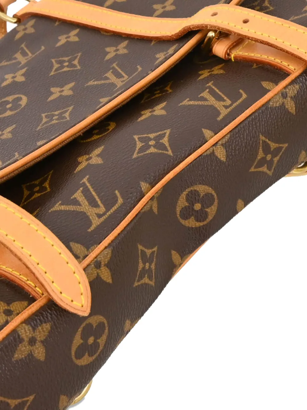 Pre-owned Louis Vuitton 2004 Marelle Backpack In Brown