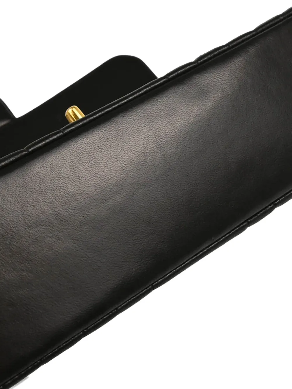 Pre-owned Chanel 1992 Mademoiselle Quilted Lambskin Bag In Black