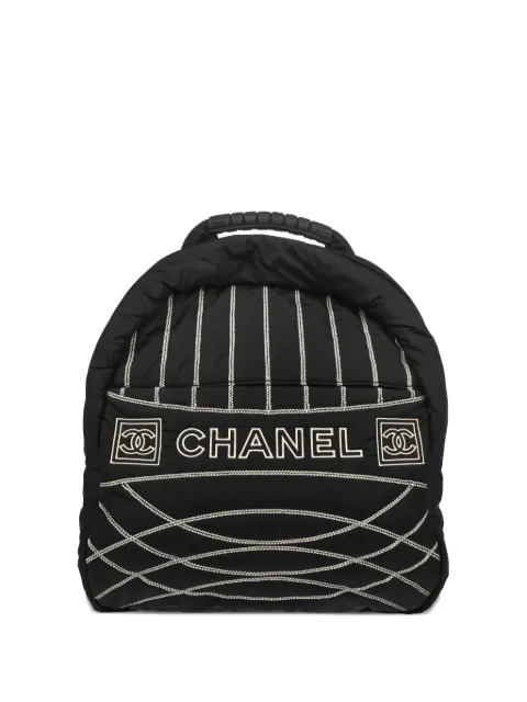 CHANEL Pre-Owned 2006 quilted embroidered backpack