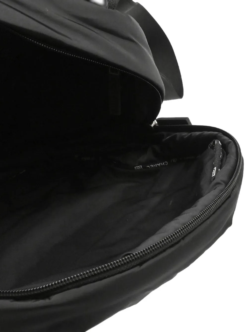 Pre-owned Chanel 2006 Quilted Embroidered Backpack In Black