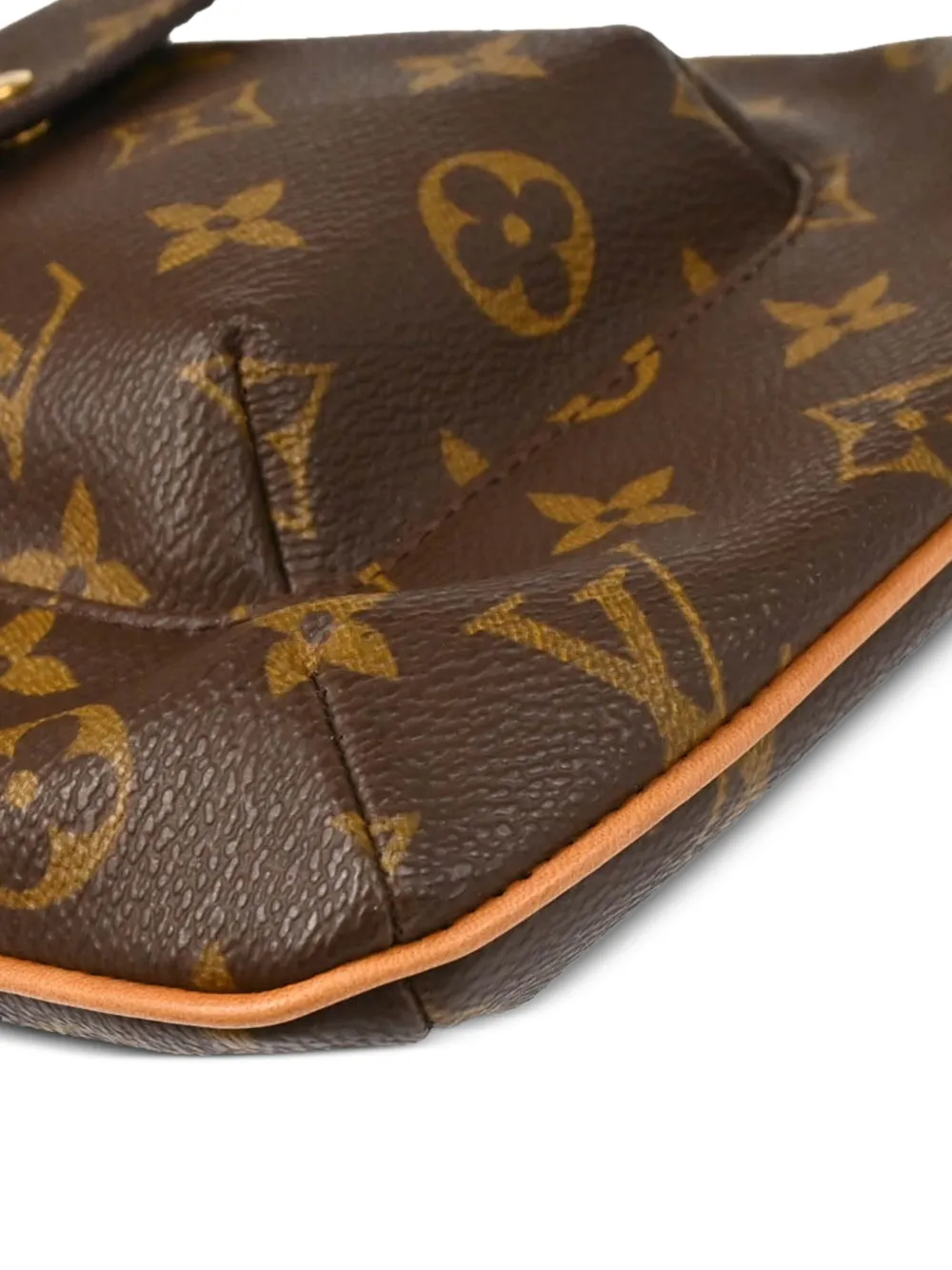Pre-owned Louis Vuitton 2000 Monogram Partition Pouch In Brown