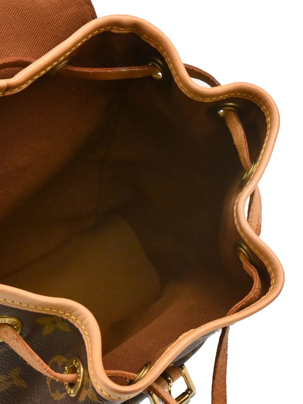 Pre-owned Louis Vuitton 1999 Monogram-pattern Backpack In Brown