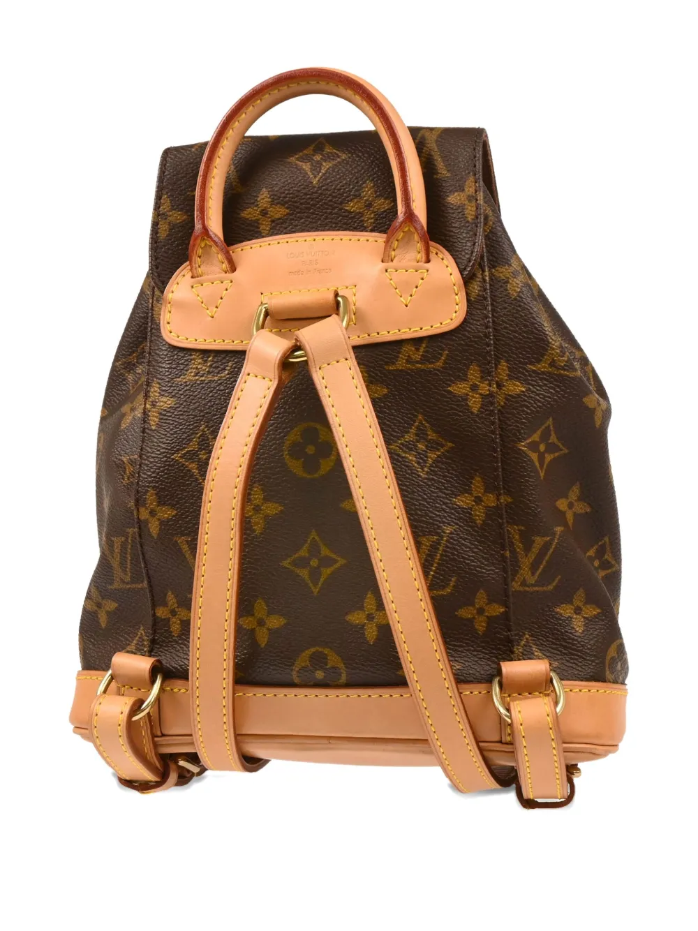 Pre-owned Louis Vuitton 1999 Monogram-pattern Backpack In Brown