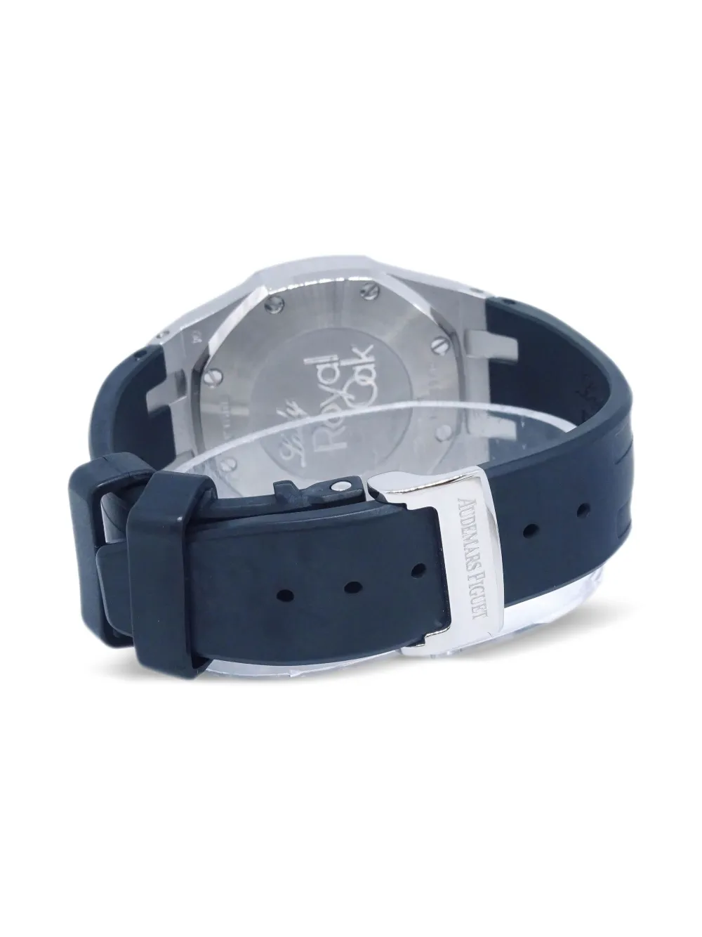 Pre-owned Audemars Piguet Pre Owned 2010s Lady Royal Oak 33mm In Blue