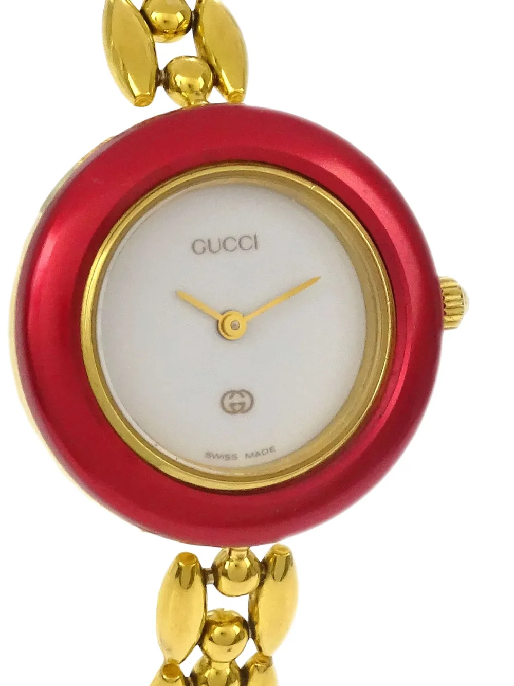 Gucci Pre-Owned 1990-2000s Change Bezel Chameleon 25mm | Image 2