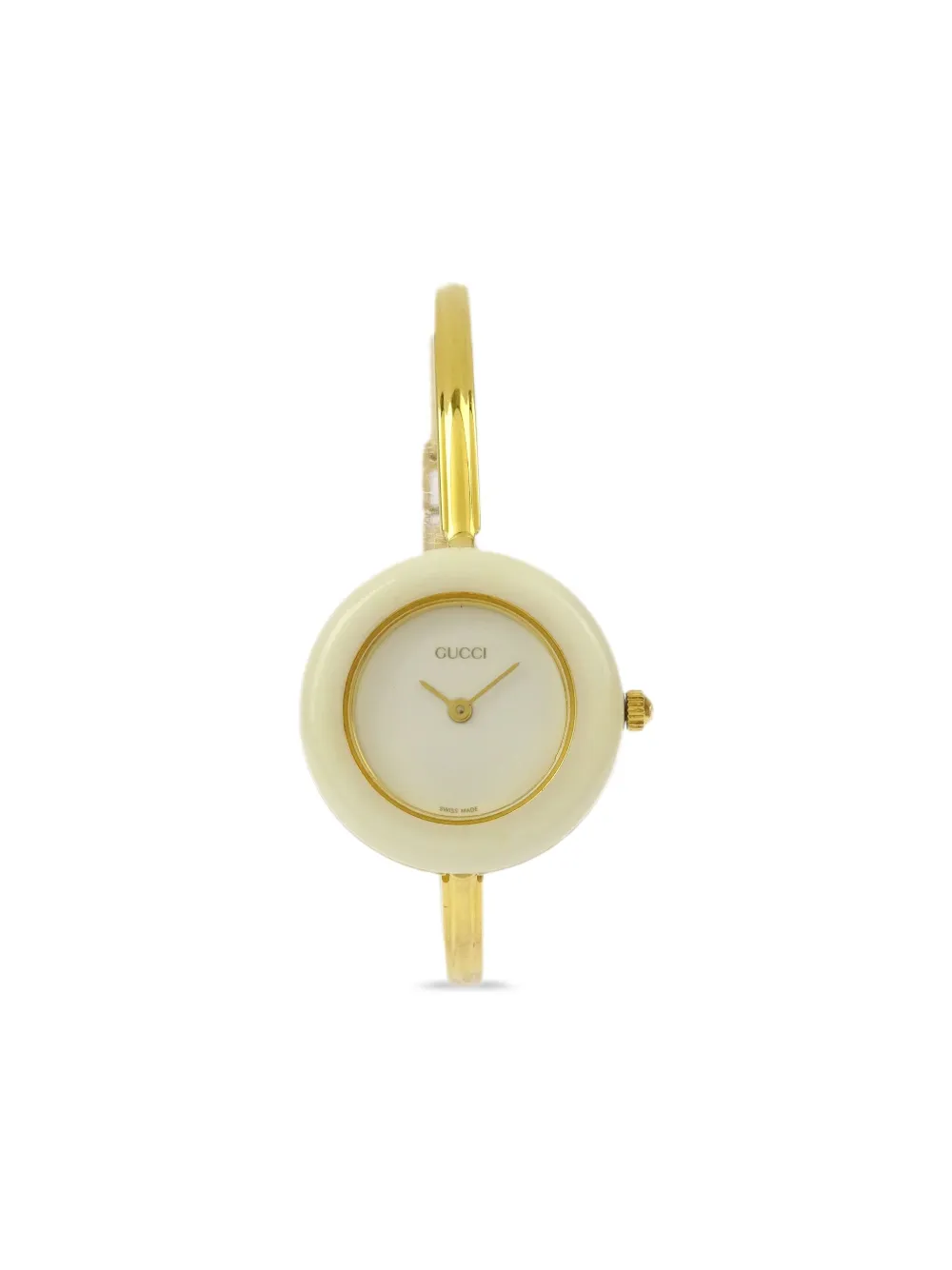 Gucci Pre-Owned 1990-2000s Change Bezel Chameleon 25mm | Neutrals | Image 1