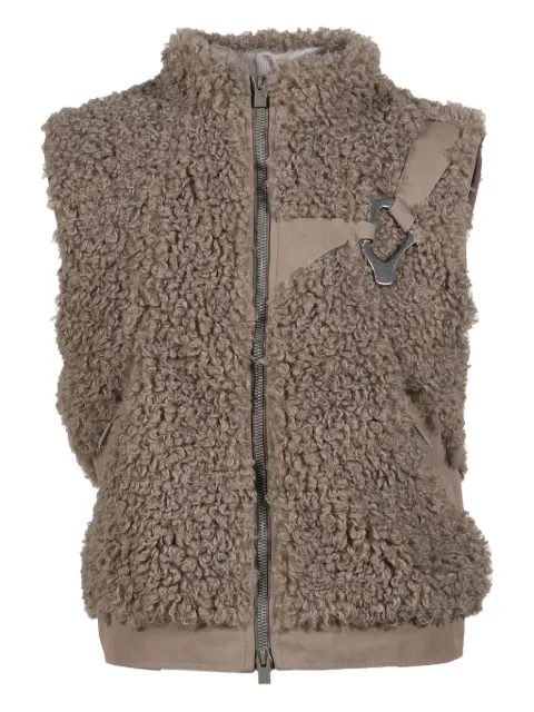 HELIOT EMIL buckle-detail teddy vest