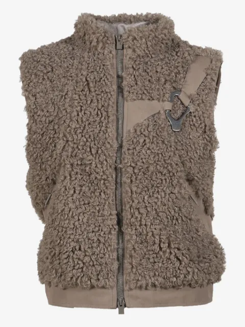 HELIOT EMIL buckle-detail teddy vest