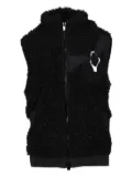 HELIOT EMIL Chiaroscuro fleece vest - Black