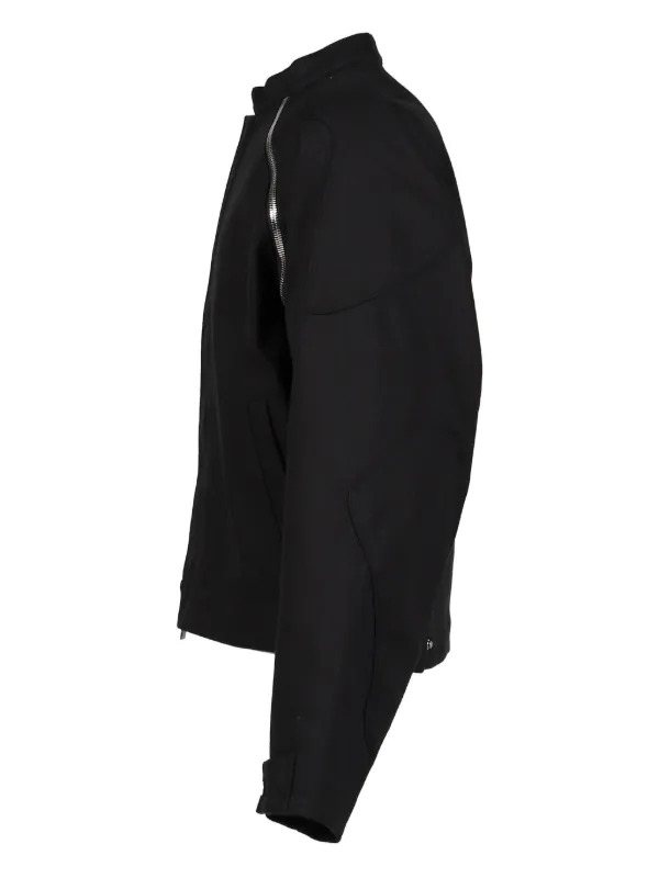 HELIOT EMIL Equinox zip-detail Bomber Jacket Black FARFETCH JO