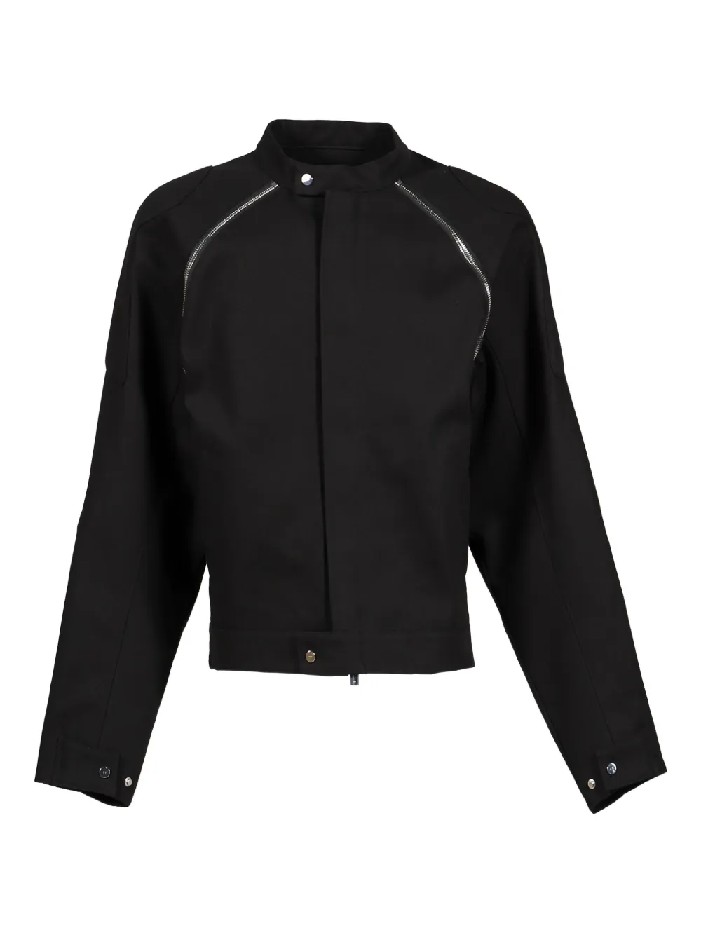 Heliot Emil Equinox Zip-detail Bomber Jacket In Black