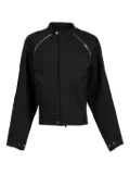 HELIOT EMIL Equinox zip-detail bomber jacket - Black