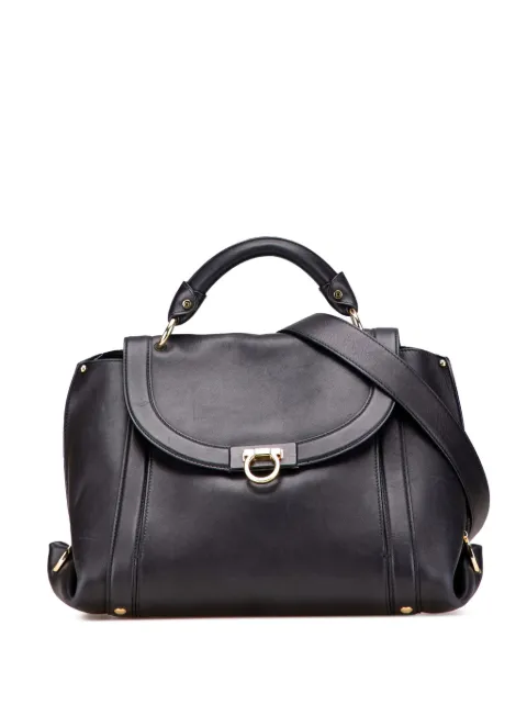 Ferragamo Pre-Owned 2021 Medium Leather Gancini Sofia satchel