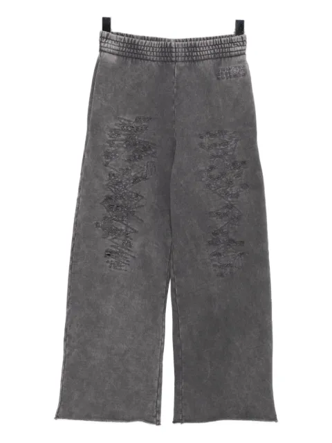 MM6 Maison Margiela Kids logo-embroidered trousers