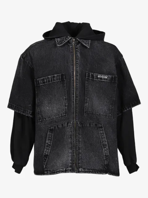 We11done double-layer denim jacket