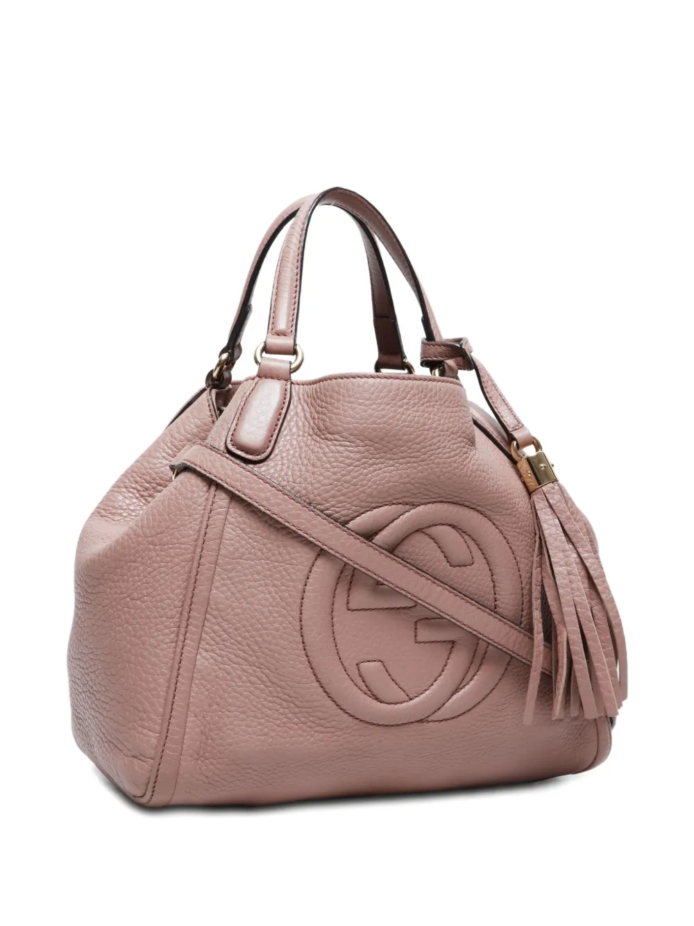 Pre-owned Gucci 2000-2015s Small Soho Two-way Handbag In Pink