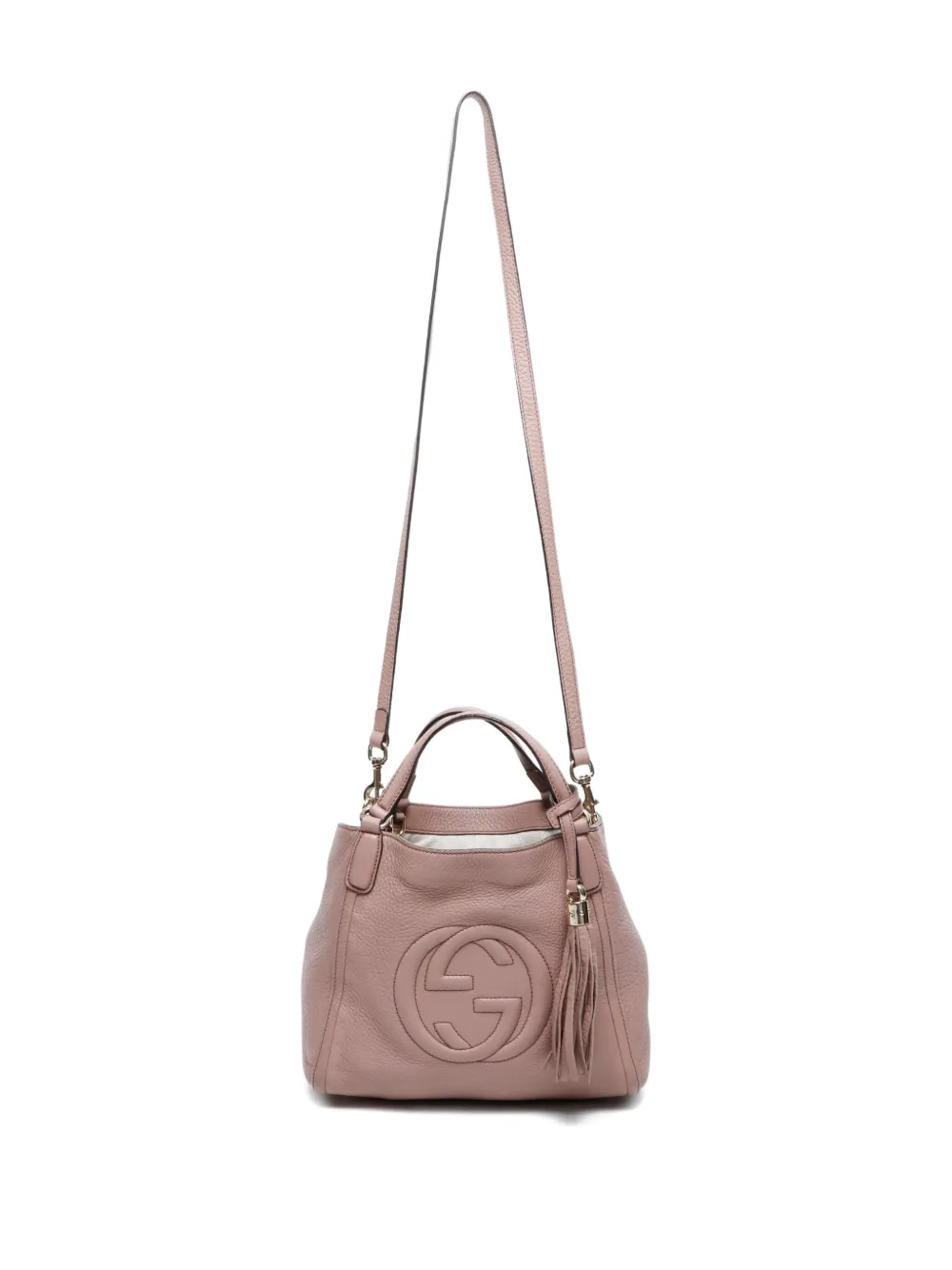 Pre-owned Gucci 2000-2015s Small Soho Two-way Handbag In Pink