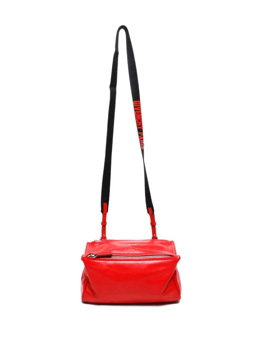 Pre-owned Givenchy 2012-2024s Small Pandora Shoulder Bag In Red