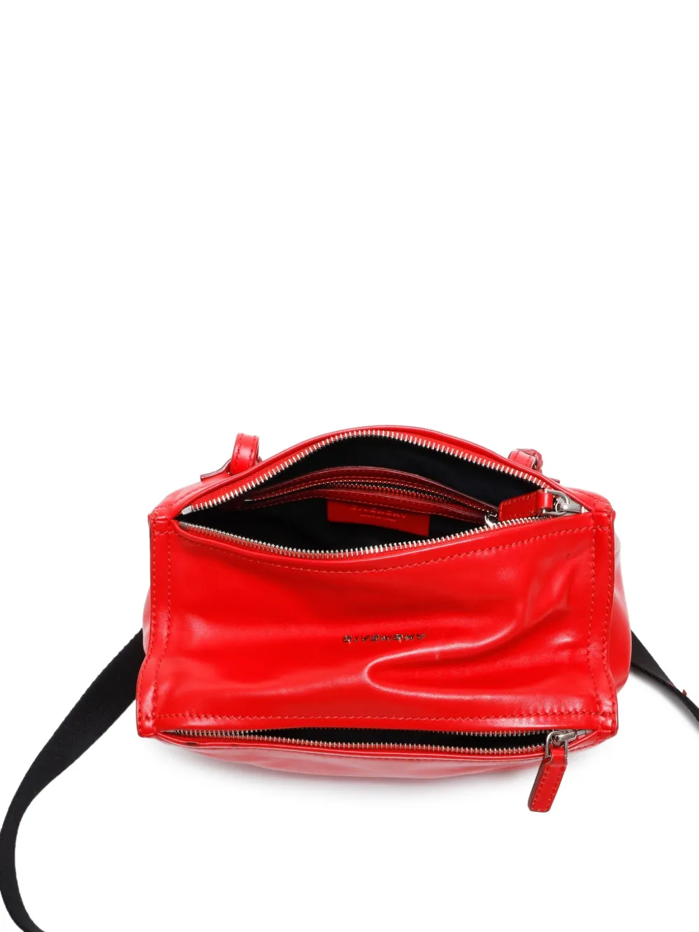 Pre-owned Givenchy 2012-2024s Small Pandora Shoulder Bag In Red