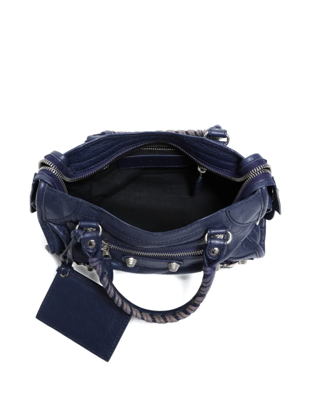 Pre-owned Balenciaga 2015-2024 Mini City Tote Bag In Blue